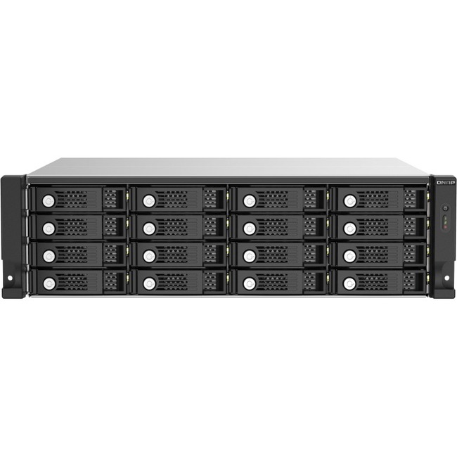 QNAP TL-R1620SEP-RP Drive Enclosure SATA/600 - Mini-SAS HD Host Interface - 3U Rack-mountable - Thumbnail 1