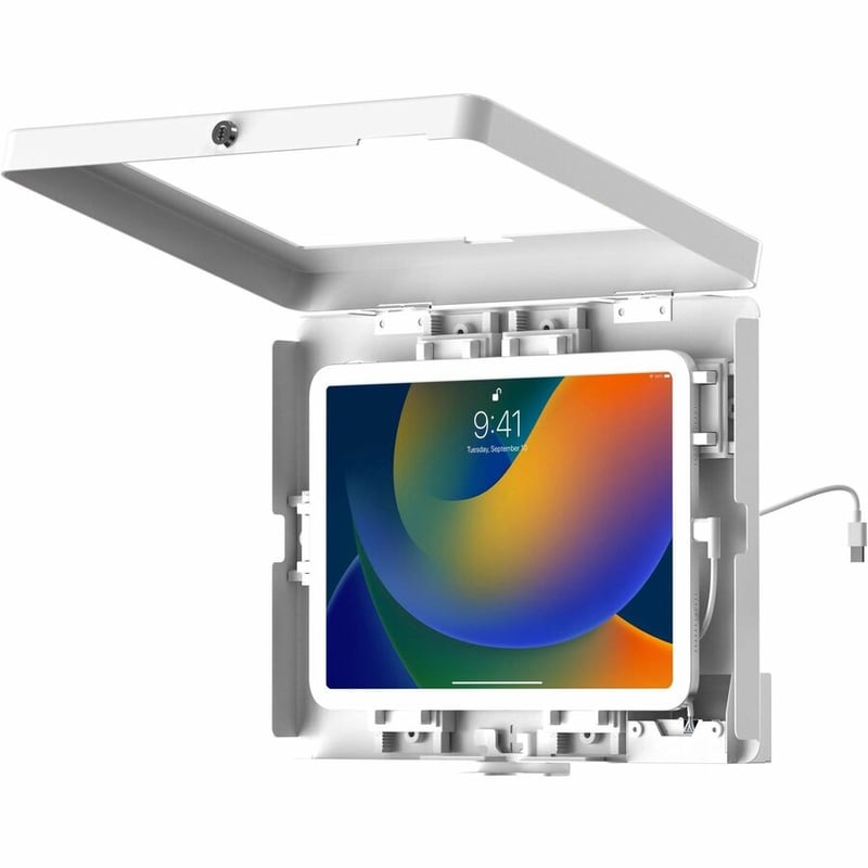 CTA Digital Mounting Enclosure for Tablet - Black - Horizontal - Thumbnail 2
