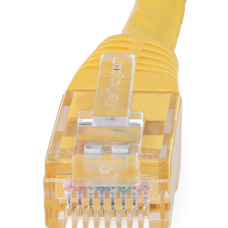 StarTech.com 20ft CAT6 Ethernet Cable - Yellow Molded Gigabit - 100W PoE UTP 650MHz - Category 6 Patch Cord UL Certified Wiring/TIA - Thumbnail 2