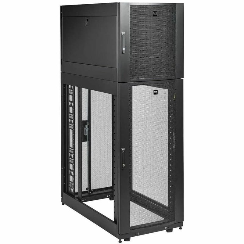 Tripp Lite by Eaton SmartRack 12U Vertical Extension Top Hat for Server Racks - 42 in. Deep Doors & Side Panels Included - Thumbnail 5