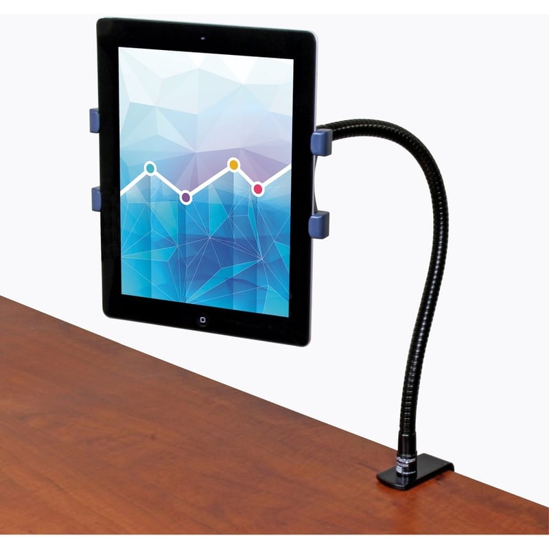 StarTech.com Gooseneck Tablet Holder - For Most 7" to 11" Tablets - Adjustable clamp fits tablet width or length of 6.5" to 7.8" (166 to 200 mm) - Flexible arm tablet mount bends 360 degrees in any direction - Tilts / Turns / - Thumbnail 2