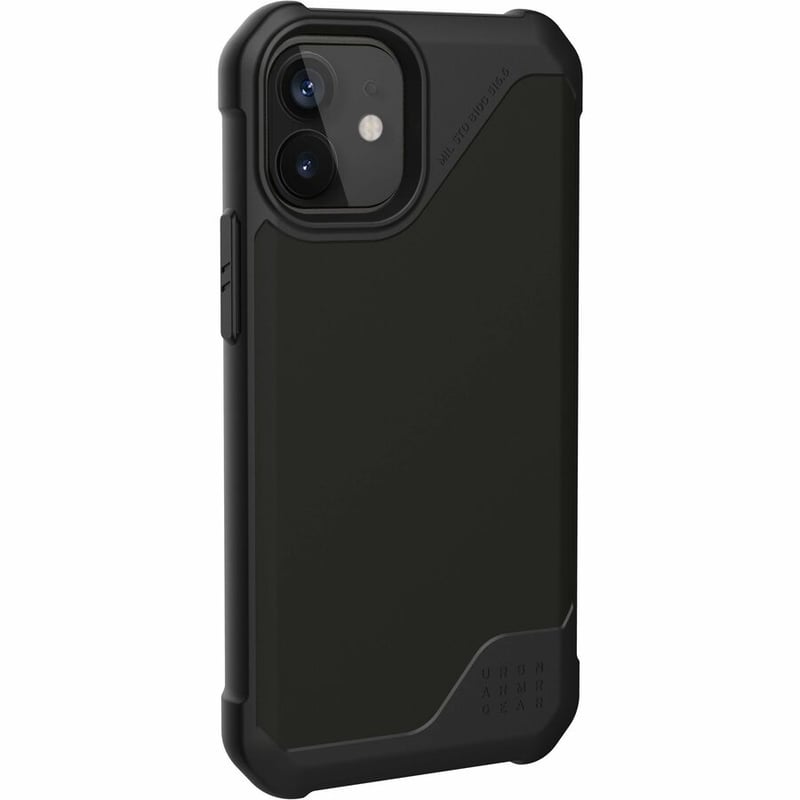 Urban Armor Gear Metropolis LT Series iPhone 12 Mini 5G Case - SATN ARMR Black - Thumbnail 3