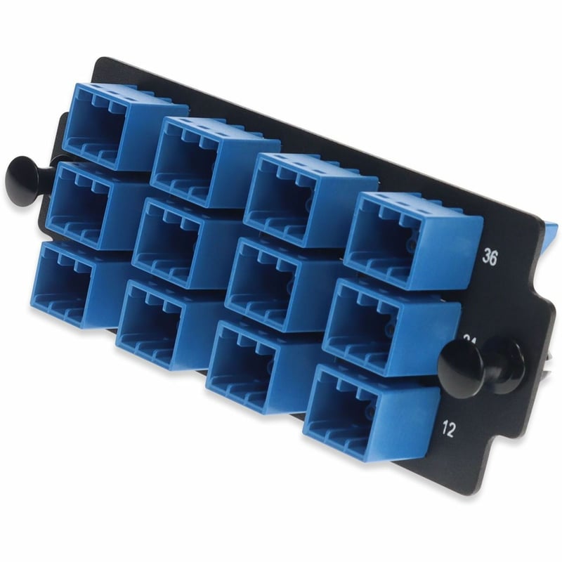 HDM SERIES 72-FIBER MDC ADAPTER PLATE FOR THE HDM RACKMOUNT SYSTEMS - Thumbnail 1