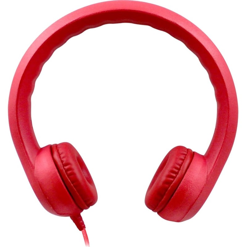 FLEX-PHONES VIRTUALLY INDESTRUCTIBLE FOAM HEADPHONES RED - KIDS-RED - HEADSET - Thumbnail 3
