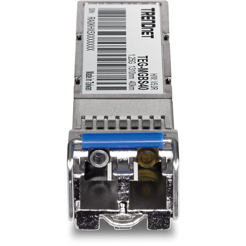 TRENDnet SFP to RJ45 Mini-GBIC Single Mode LC Module; TEG-MGBS40; Up to 40 km; Single-mode Fiber; LC Connector-Type; Connect with a Standard Mini-GBIC Slot; Duplex LC Connector; Lifetime Protection - Thumbnail 5