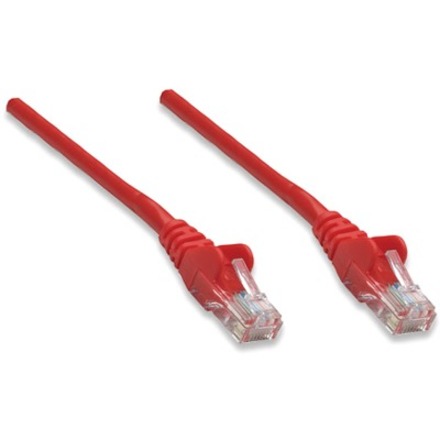 Intellinet Network Solutions Cat5e UTP Network Patch Cable, 25 ft (7.5 m), Red - Thumbnail 2