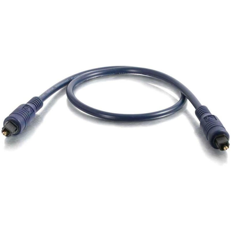 C2G Velocity Series 6.6ft TOSLINK Optical Digital Audio Cable - M/M - Thumbnail 1