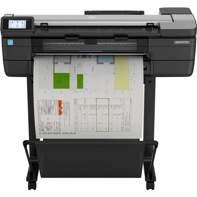 HP Designjet T830 Inkjet Large Format Printer - Includes Printer, Copier, Scanner - 24" Print Width - Color - Thumbnail 1