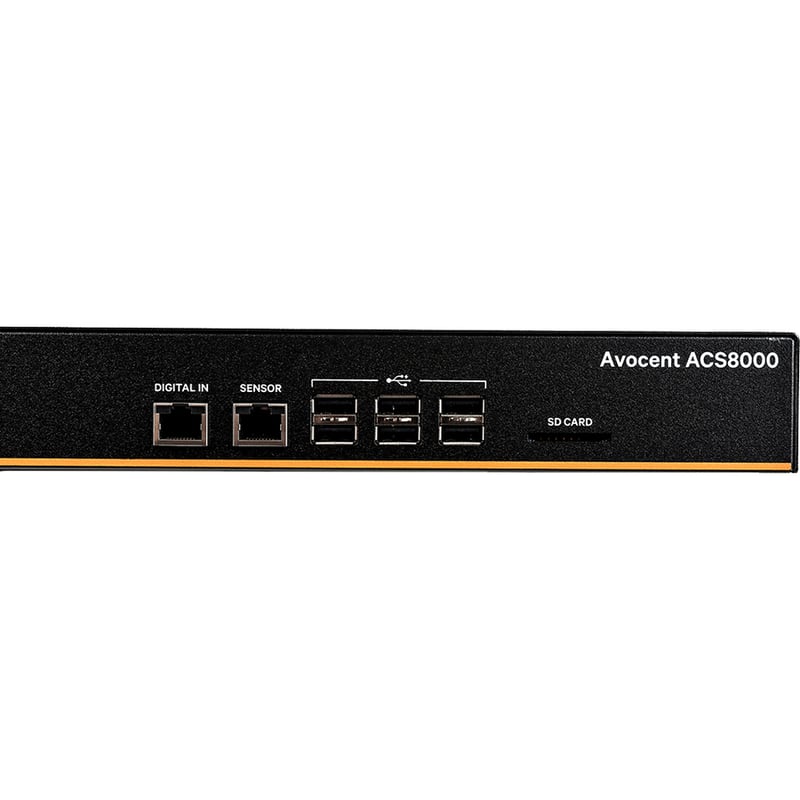 Vertiv Avocent 8-Port ACS8000 Console System with single AC Power Supply - Thumbnail 3
