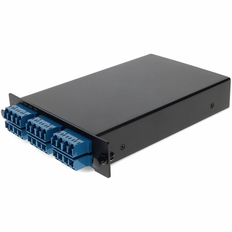 AddOn 8ch 1W LGX DWDM Mux and Demux (Duplex), ITU 100GHz Channel 28 - 35 w/Express, Monitor & 1310 ports, UPC/LC Connectors - Thumbnail 1