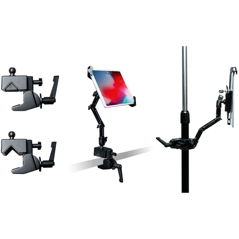 CTA Digital Custom Flex Security Desk Clamp Mount for 7-14 Inch Tablets, including iPad 10.2-inch (7th/ 8th/ 9th Generation) - Thumbnail 4