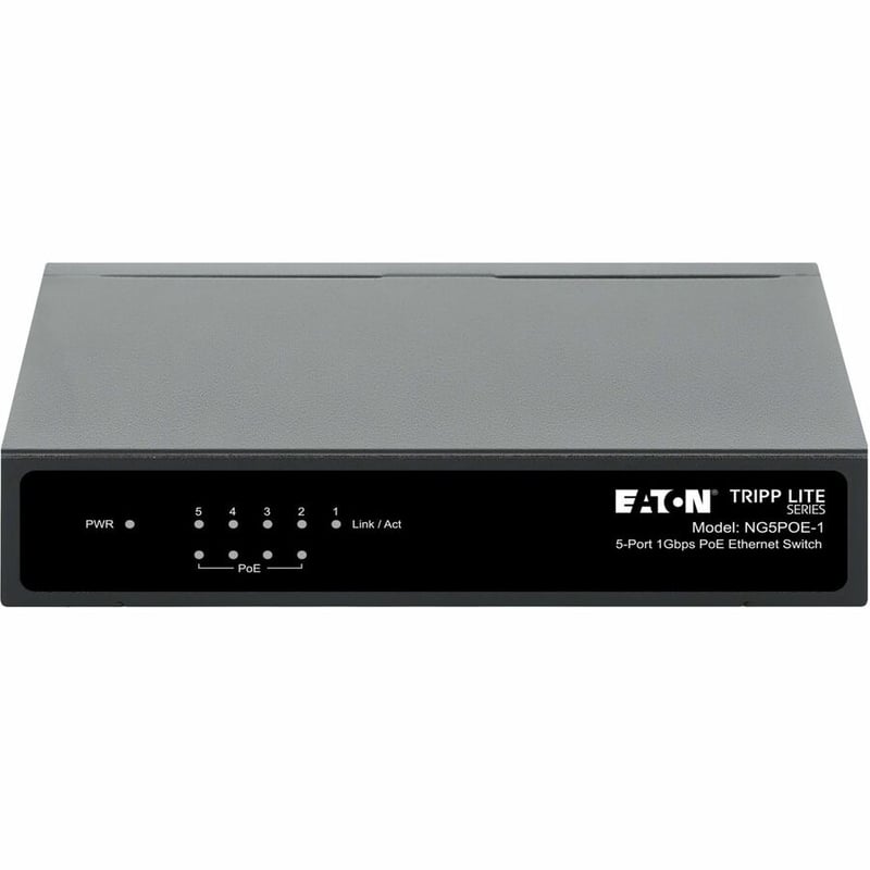 DESKTOP GIGABIT ETHERNET SWITCH UNMANAGED POE+ 5-PORT 10/100/1000 - Thumbnail 3