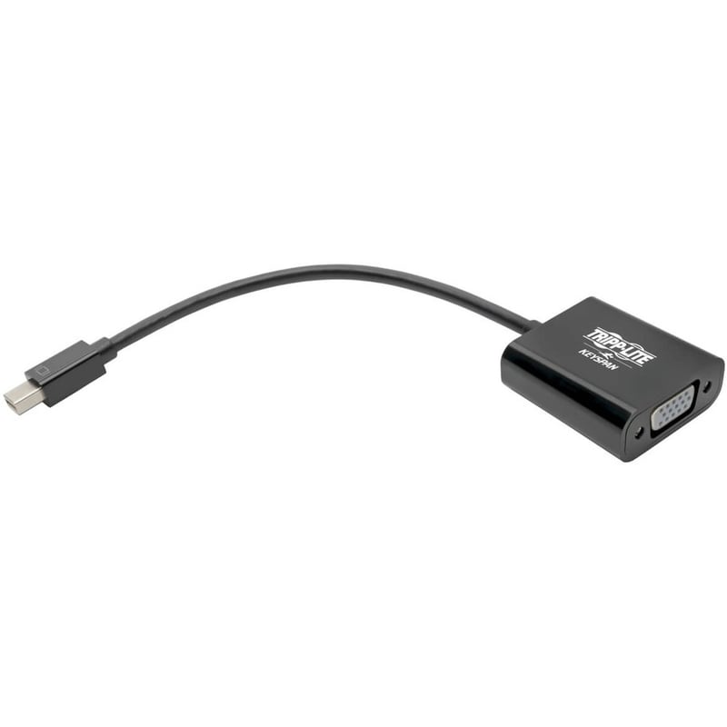 Tripp Lite by Eaton Keyspan Mini DisplayPort to Active VGA Adapter Video Converter (M/F) Black 6-in. (15.24 cm) - Thumbnail 3