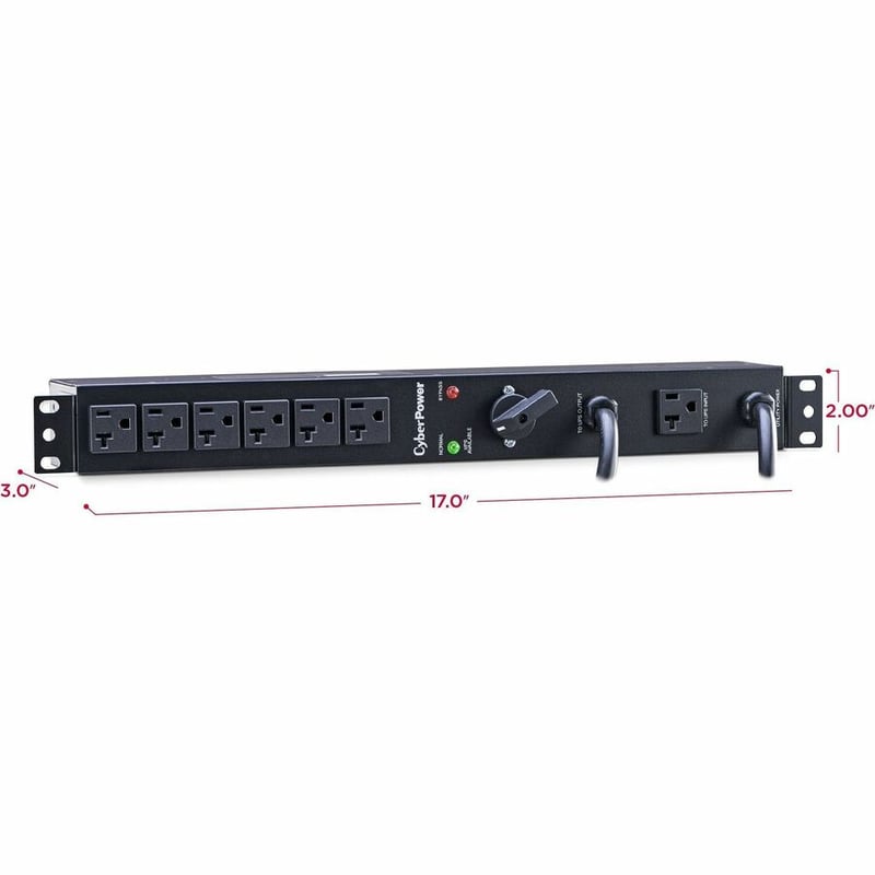 CyberPower MBP20A6 120 VAC 20A Maintenance Bypass PDU - Thumbnail 3