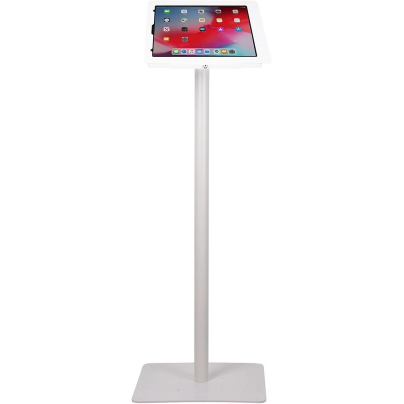 The Joy Factory Elevate II Floor Stand Kiosk for iPad Pro 12.9" 3rd Gen (White) - Thumbnail 5