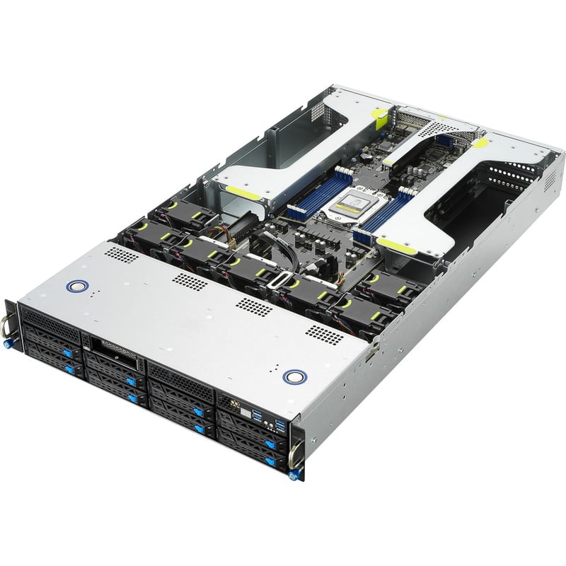 Asus ESC4000A-E10 Barebone System - 2U Rack-mountable - Socket SP3 - 1 x Processor Support - Thumbnail 3