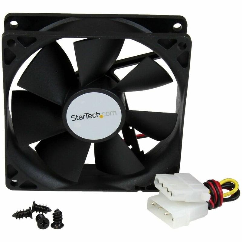 StarTech.com 92x25mm Dual Ball Bearing Computer Case Fan w/ LP4 Connector - 2200 rpm - Plastic Fan Enclosure - Thumbnail 3