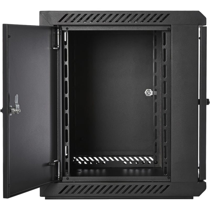 V7 9U Rack Wall Mount Glass Door Enclosure - Thumbnail 4