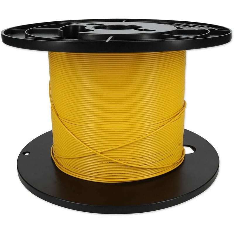 AddOn 52m LC to LC Yellow OS2 Simplex OFNP (Plenum-Rated) SMF Fiber Patch Cable - Thumbnail 3
