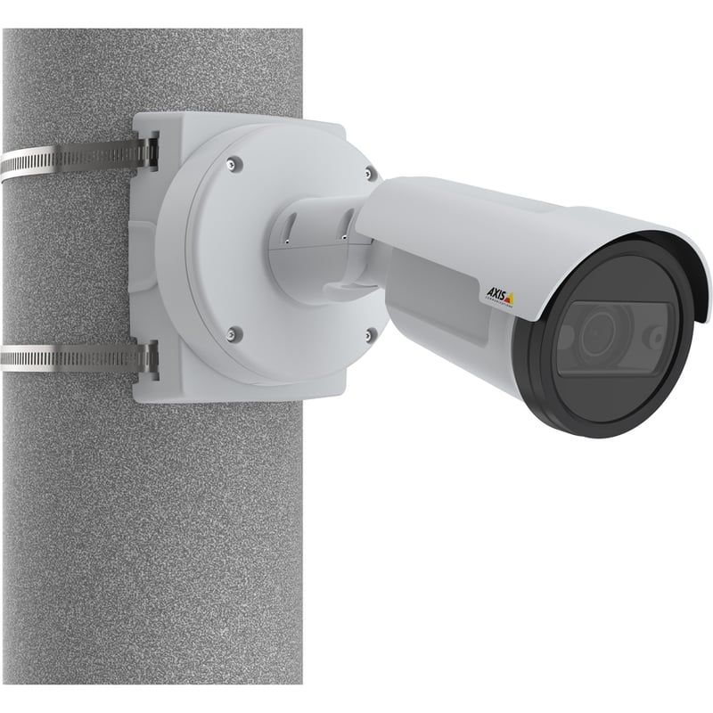 AXIS T91B47 Pole Mount for Camera Mount, Camera Housing, Speaker, Radar Detector, Network Camera - White - Thumbnail 2