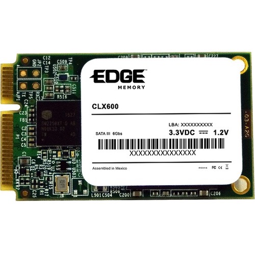 EDGE CLX600 1 TB Solid State Drive - mSATA (MO-300) Internal - SATA (SATA/600) - TAA Compliant - Thumbnail 1