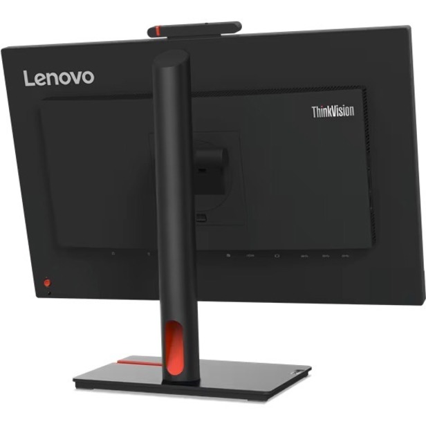 Lenovo ThinkVision T24v-30 24" Class Webcam Full HD LCD Monitor - 16:9 - Raven Black - Thumbnail 4