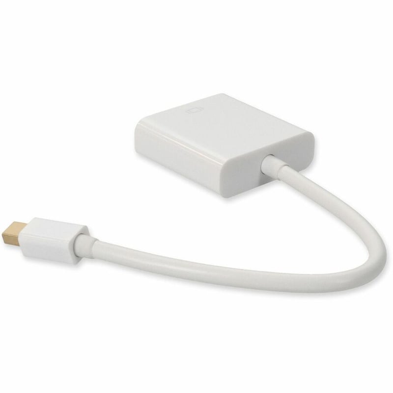 AddOn 5-Pack of Mini-DisplayPort 1.1 Male to VGA Female White Adapters Which Supports Intel® Thunderbolt For Resolution Up to 1920x1200 (WUXGA) - Thumbnail 3