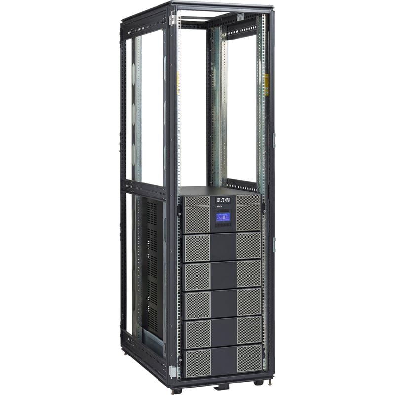 Eaton 9PXM 20kVA 18kW 208-240V N+1 Modular Scalable Online Double-Conversion UPS, Hardwired Input, 8x 5-20R, 2 L6-30R, 2 L6-20R, 2 L14-30R Outlets, 21U - Thumbnail 1