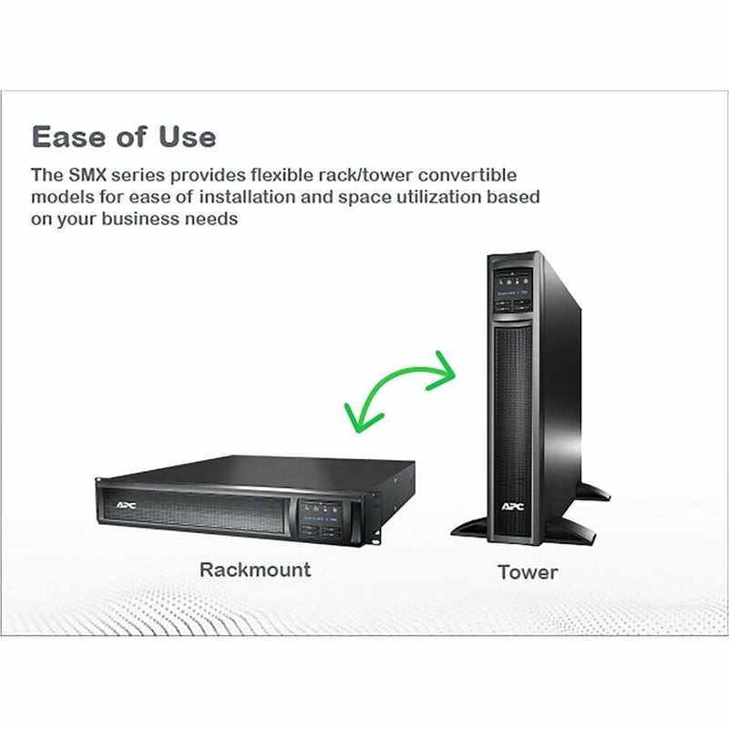 APC by Schneider Electric Smart-UPS SMX 750VA Tower/Rack Convertible UPS - Thumbnail 4