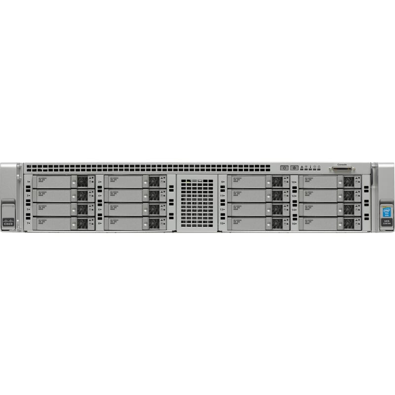 Cisco C240 M4 2U Rack Server - 2 x Intel Xeon E5-2637 v4 3.50 GHz - 256 GB RAM - Serial ATA/600 Controller - Thumbnail 1