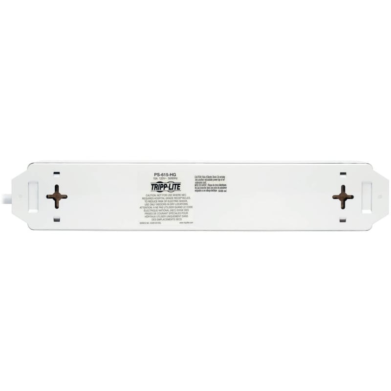 Tripp Lite by Eaton Safe-IT UL 1363 Medical-Grade Power Strip 6x Hospital-Grade Outlets Antimicrobial 15 ft. (4.57 m) Cord - Thumbnail 4