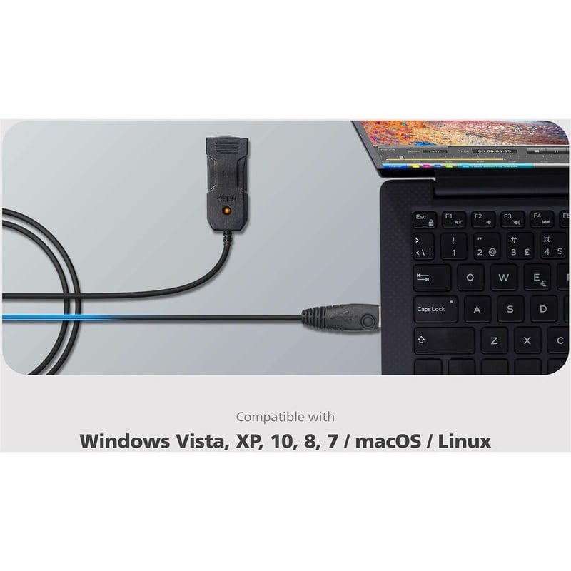 USB TO RJ-45 RS-232 CONSOLE ADAPTER FTDI - Thumbnail 3