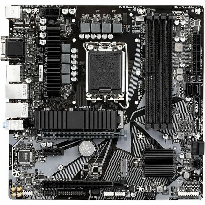 GIGABYTE Q670M D3H INTEL LGA 1700 - Thumbnail 2