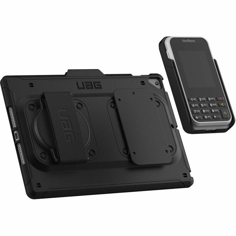 Urban Armor Gear Rugged Carrying Case for 10.2" Apple iPad (9th Generation), iPad (8th Generation), iPad (7th Generation) Tablet, Payment Terminal - Black - Thumbnail 3