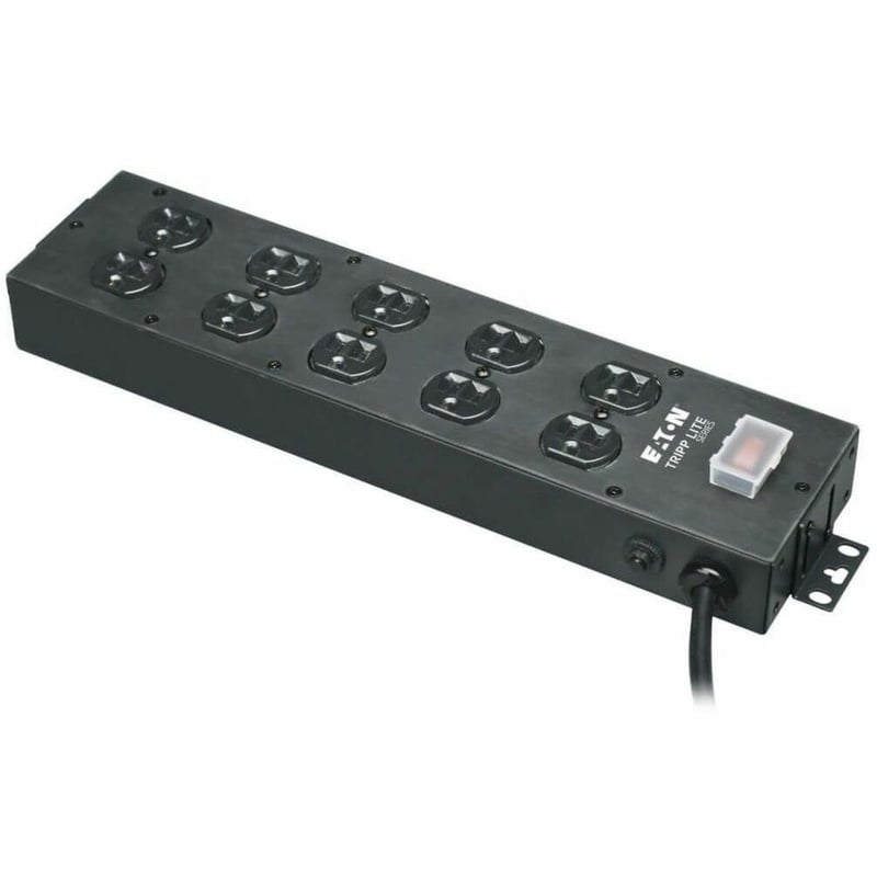 Tripp Lite by Eaton Industrial Power Strip 10-Outlet 15 ft. (4.6 m) Cord Large Plug Spacing