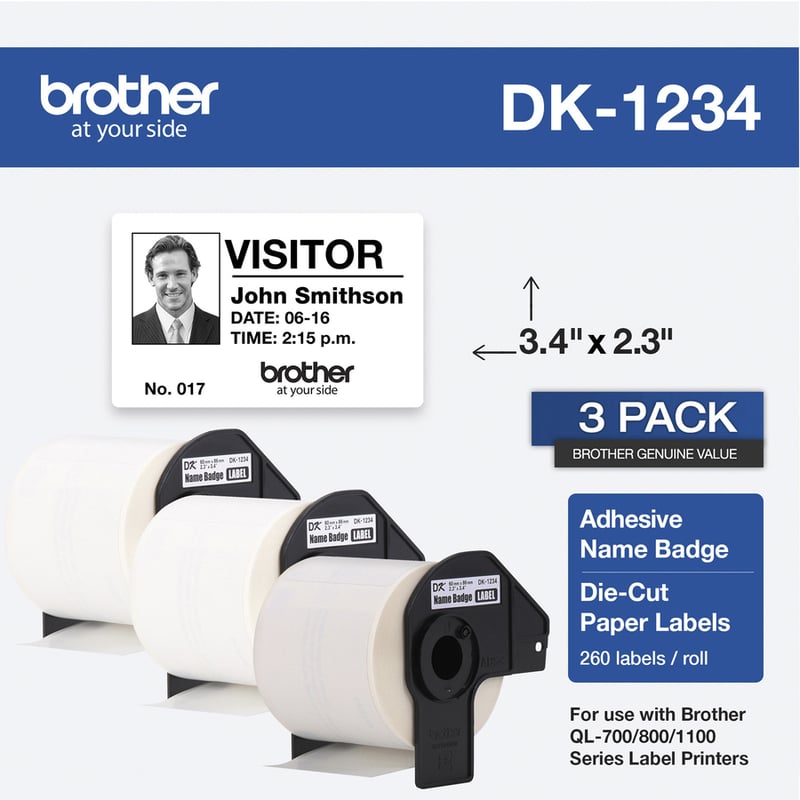 Brother DK Name Badge Label - Thumbnail 2