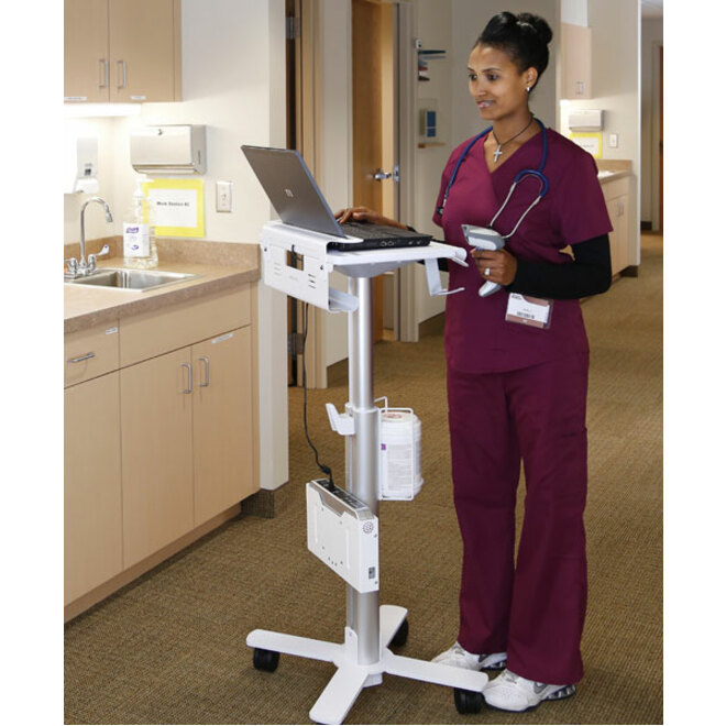 Ergotron StyleView Laptop Cart, SV10 - Thumbnail 2