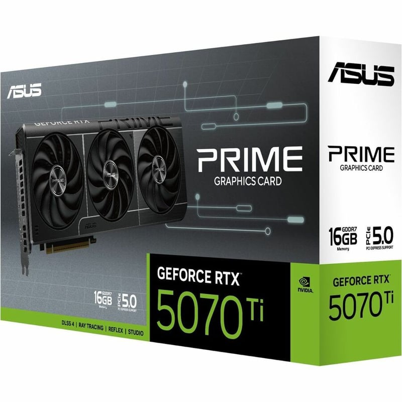 SFF-READY ASUS PRIME GEFORCE RTX 5070 TI 16GB GDDR7 GRAPHICS - Thumbnail 4