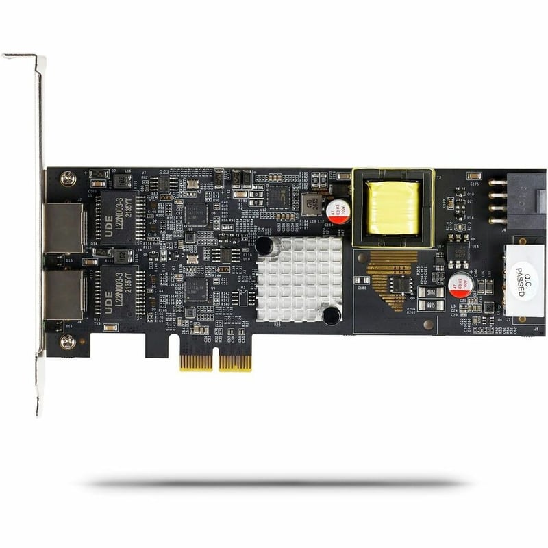 2-PORT 2.5GBPS NETWORK CARD - PCIE 802.3AF/AT POE+ ETHERNET NIC - Thumbnail 5
