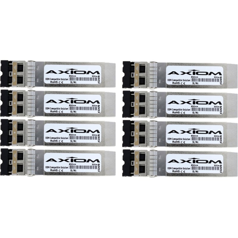 Axiom 10GBASE-USR SFP+ Transceiver for Brocade (8-Pack) - 10G-SFPP-USR-8-E - Thumbnail 2