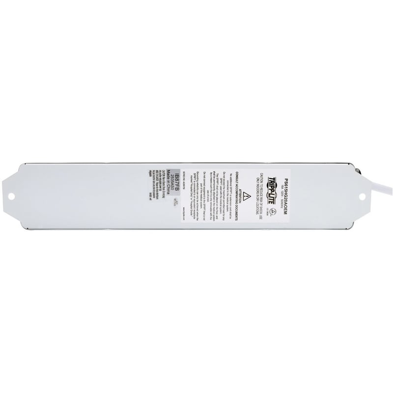 Tripp Lite by Eaton Safe-IT UL 1363A Medical-Grade Power Strip for Patient-Care Vicinity 6x 20A Hospital-Grade Outlets 15 ft. (4.57 m) Cord - Thumbnail 5