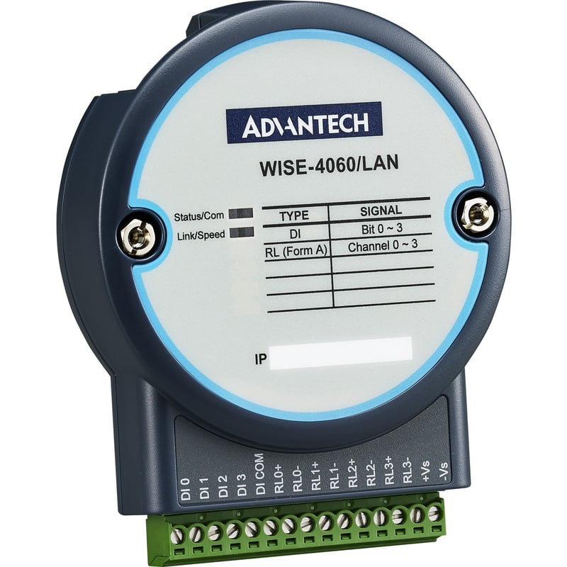 Advantech 4-ch Digital Input and 4-ch Relay Output IoT Ethernet I/O Module - Thumbnail 1