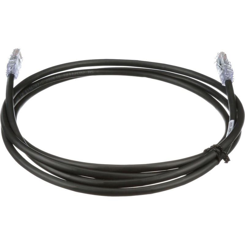 PanNet Patch Cord, 24 AWG, Cat. 6A, RJ45, 3 ft., Black - Thumbnail 4