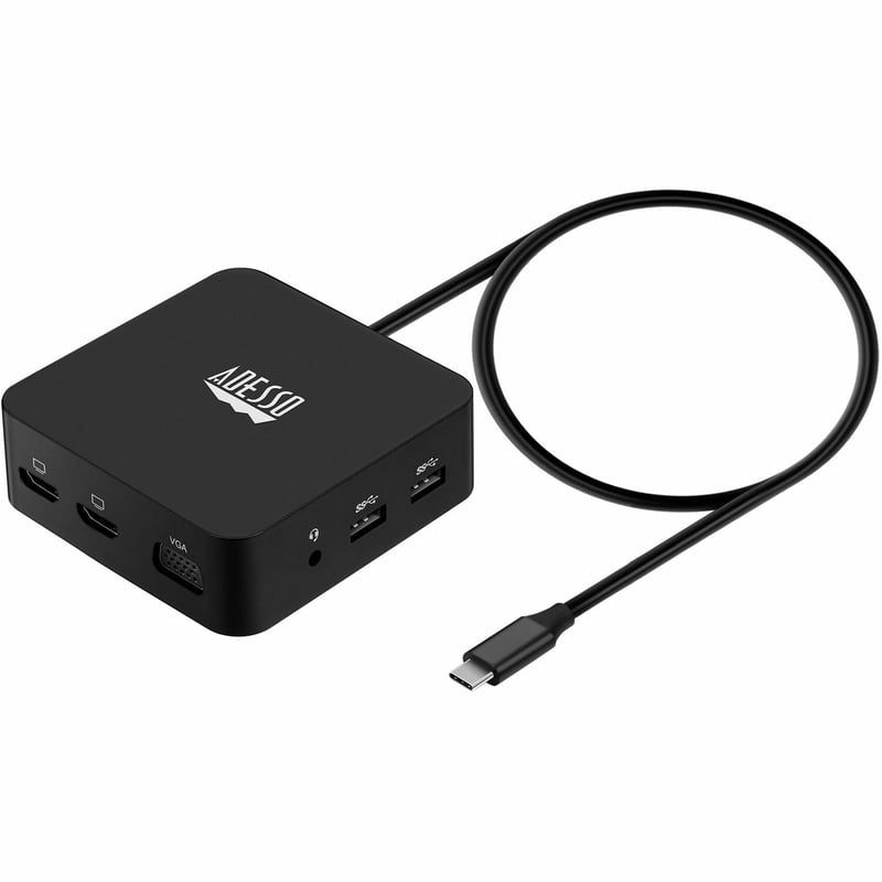 Adesso 11 in USB-C Multiport Docking Station(TAA Compliant) - Thumbnail 1