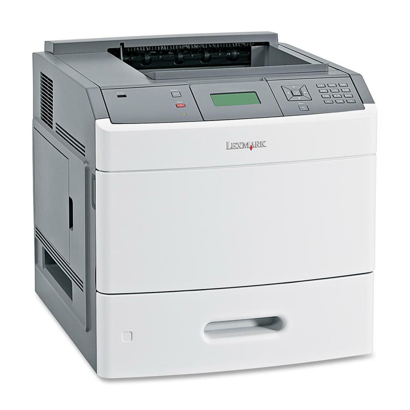 Lexmark T T652N Desktop Laser Printer - Monochrome - Thumbnail 1