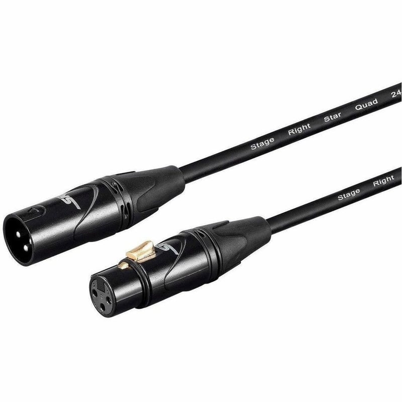 STAGE RIGHT BY MONOPRICE STARQUAD XLR MICROPHONE CABLE_ OPTIMIZED FOR ANALOG AUD - Thumbnail 1