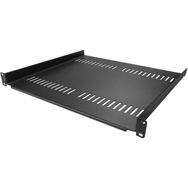 StarTech.com 1U Server Rack Cabinet Shelf - Fixed 16" Deep Cantilever Rackmount Tray for 19" Data/AV/Network Enclosure w/Cage Nuts, Screws - Thumbnail 1