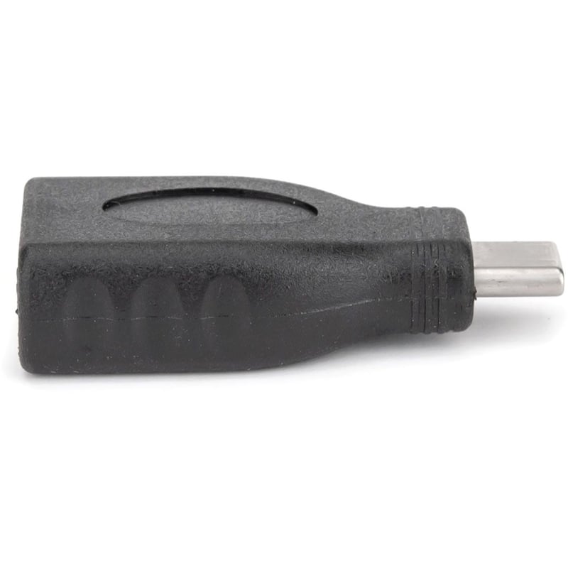 Rocstor Premium USB-C to USB-A Converter M/F - USB 2.0 - USB Type C to Adapter Converter - For use of USB C devices such as Macbook Pro, MacBook, Chromebook, and other USB-C devices - 1 Pack - 1 x USB Type C Male - 1 x USB Type A Female - Black - Thumbnail 2