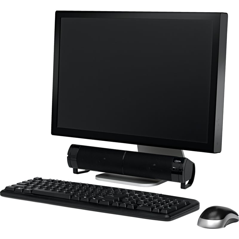 Digital Innovations AcoustiX 4330200 2.0 Sound Bar Speaker - 3 W RMS - Black - Thumbnail 3