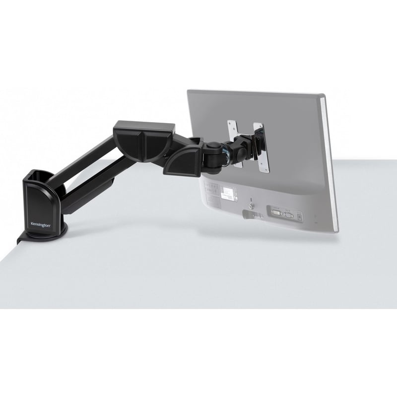 Kensington Mounting Arm for Flat Panel Display - Black - Thumbnail 2